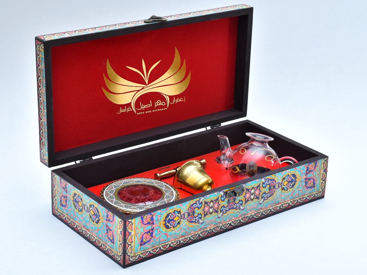 باکس چوبی طرح دار